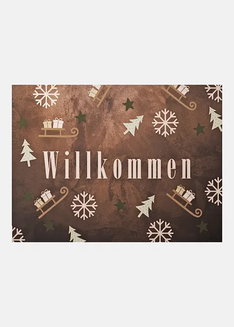 Deurmat met kerstmotief, bonprix