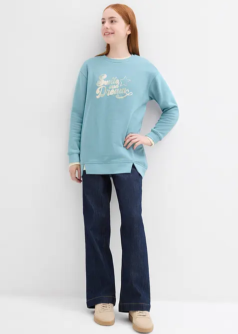 Oversized sweater van puur biologisch katoen, bonprix
