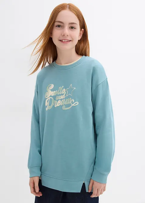Oversized sweater van puur biologisch katoen, bonprix