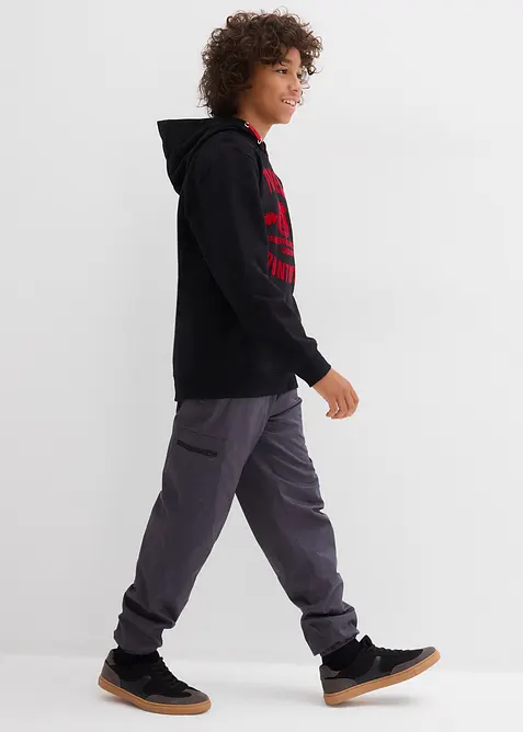 Thermo cargo broek met jersey voering, loose fit, bonprix