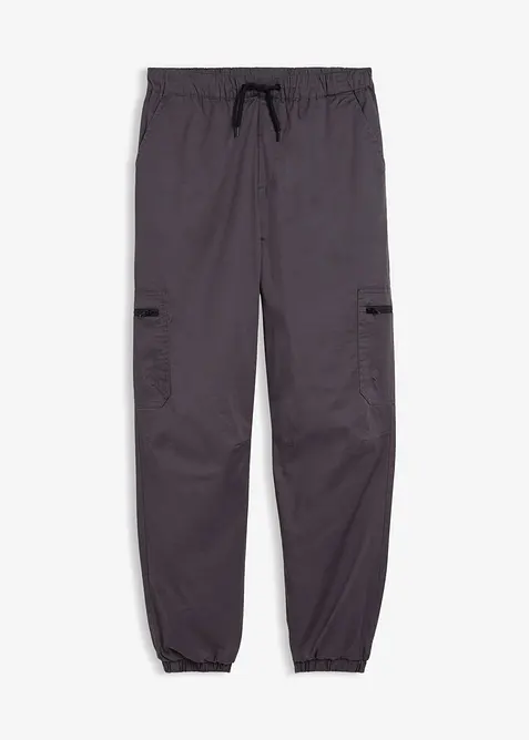 Thermo cargo broek met jersey voering, loose fit, bonprix