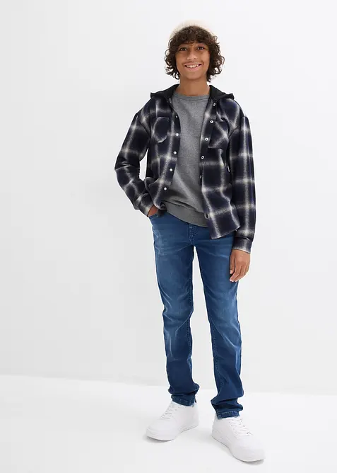 Fijn gebreide trui van puur katoen (set van 2), bonprix