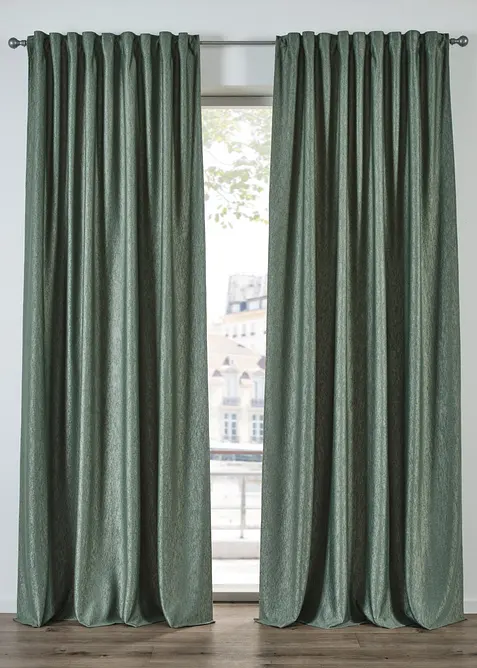 Fluwelen gordijn met crush effect (1 stuk), bonprix