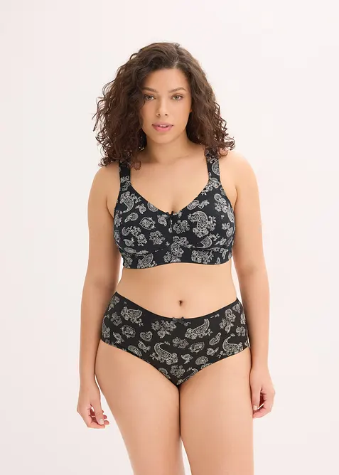 Bh zonder beugels met biologisch katoen (set van 3), bonprix