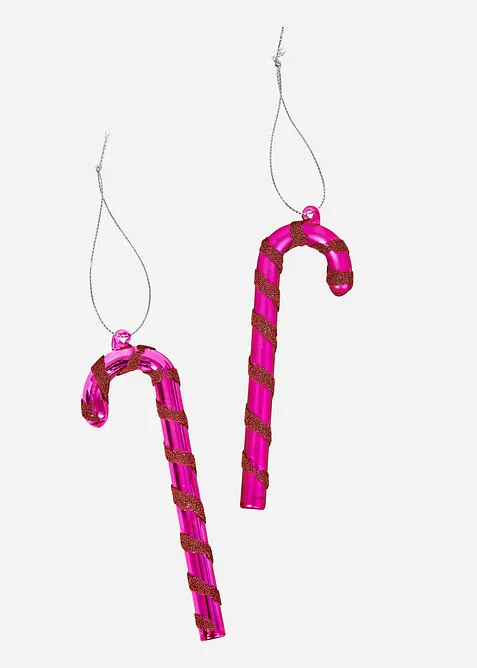 Hangdecoratie zuurstok (set van 2), bonprix