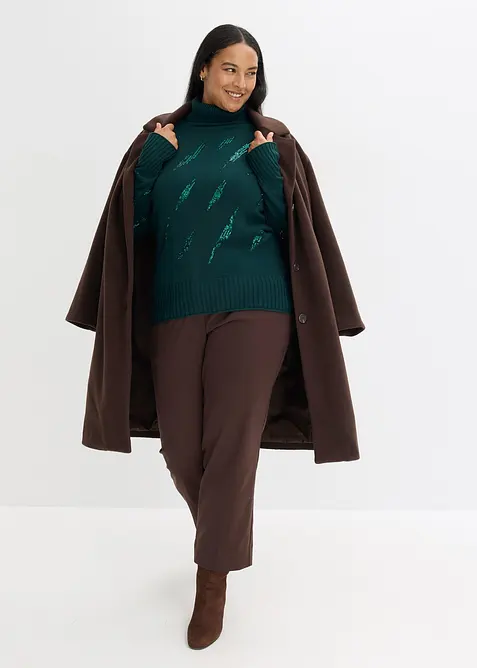 Oversized trui in een zachte viscosemix, bonprix