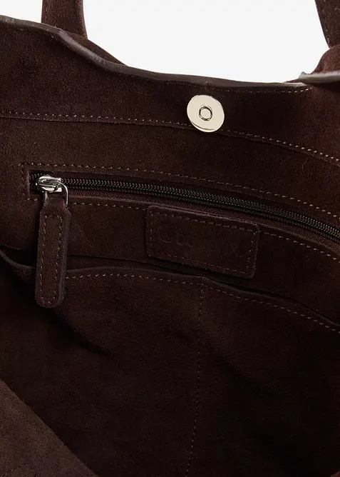 Maxi shopper van suède, bonprix