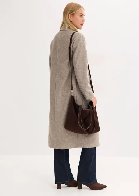 Maxi shopper van suède, bonprix