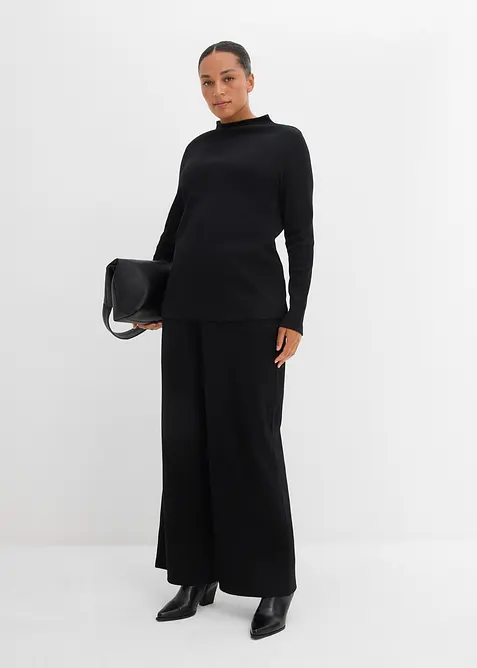 Geribde longsleeve, bonprix