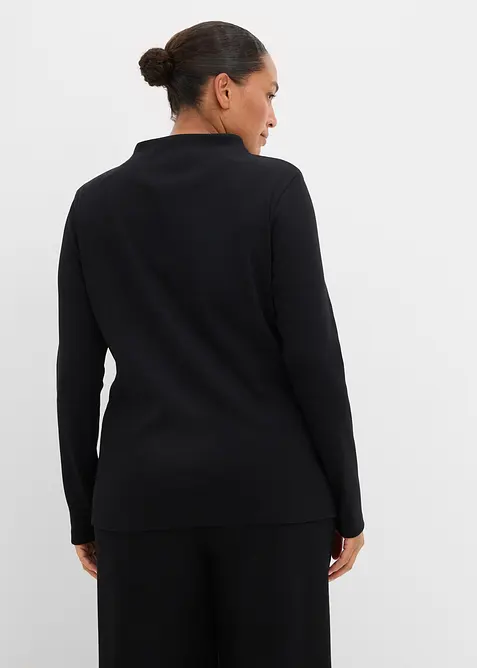 Geribde longsleeve, bonprix