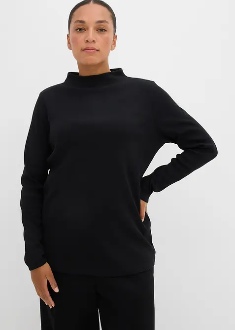 Geribde longsleeve, bonprix
