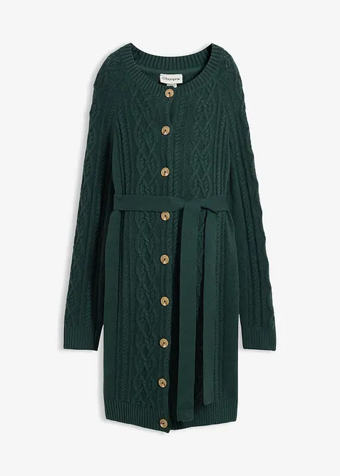 Extra lang zwangerschapsvest in een katoenmix, bonprix