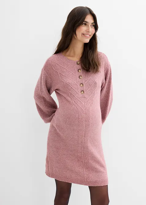 Zwangerschapsjurk/voedingsjurk met lange knoopsluiting, bonprix