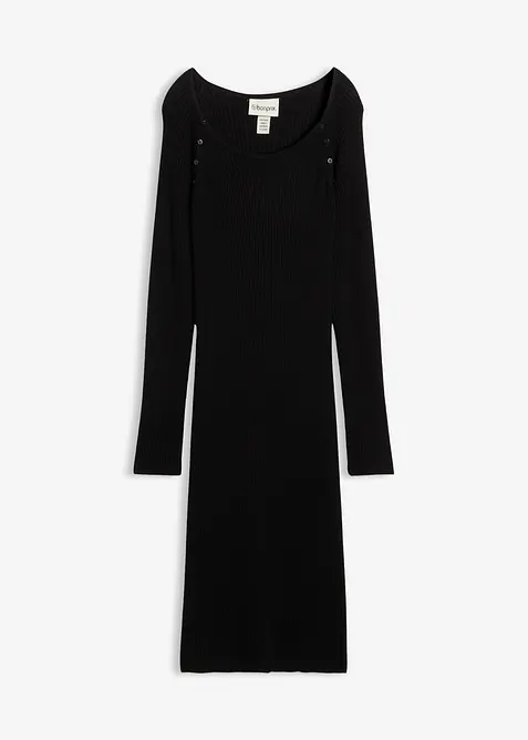 Gebreide zwangerschaps- en voedingsjurk, bonprix