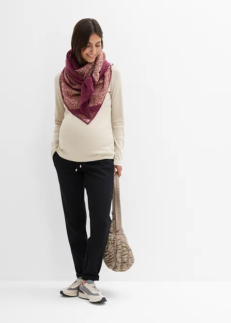 Zwangerschapsbroek van Punta di Roma met een elastische tailleband, bonprix