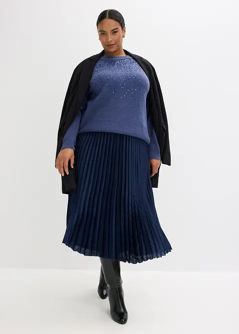 Trui met pailletten, bonprix