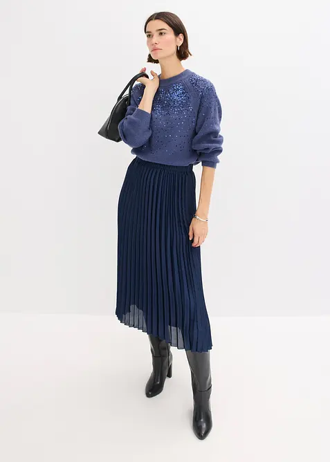 Trui met pailletten, bonprix