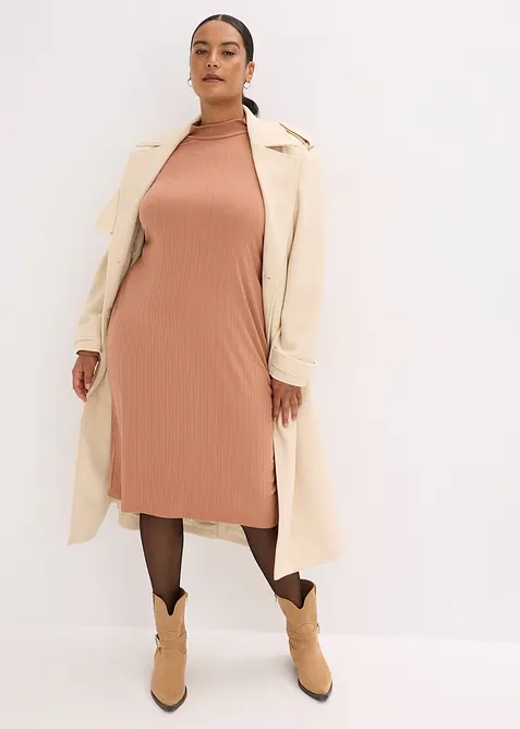 Jersey jurk in een viscosemix, bonprix