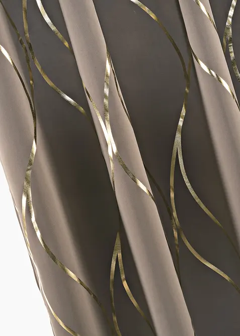 Verduisterend gordijn met glanzende print (1 stuk), bonprix