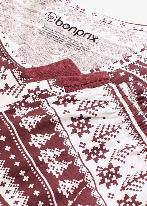 Pyjama van biologisch katoen, bonprix