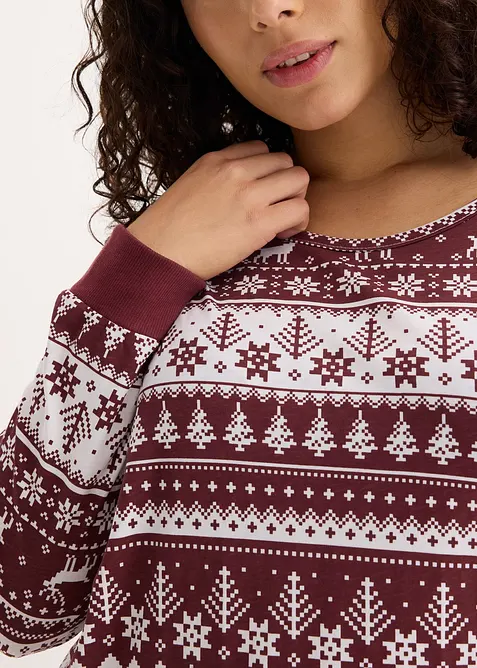 Pyjama van biologisch katoen, bonprix