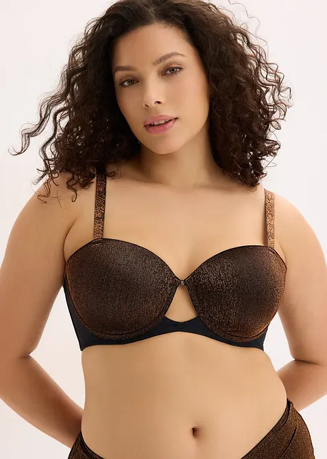 Balconette bh van glanzend materiaal, bonprix