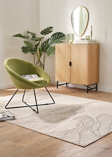 Fauteuil met metalen frame, bonprix