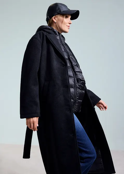 6-in-1 zwangerschapsjas met baby inzet en uitneembare bodywarmer, bonprix