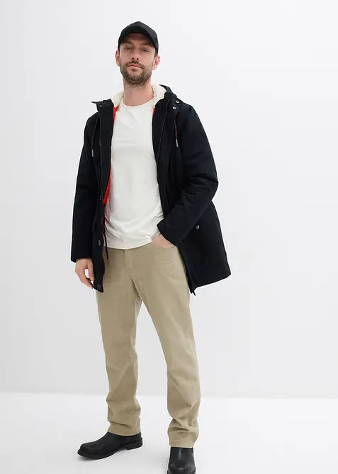 Winterparka met teddy voering in de capuchon, bonprix