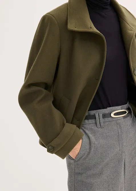 Jas in wollen look, bonprix