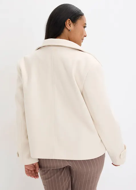 Jas in wollen look, bonprix