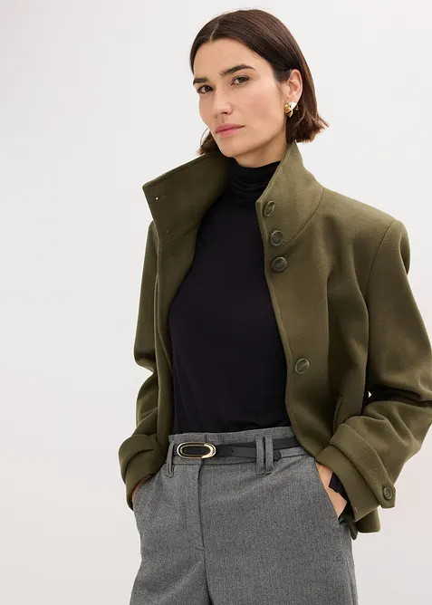 Jas in wollen look, bonprix