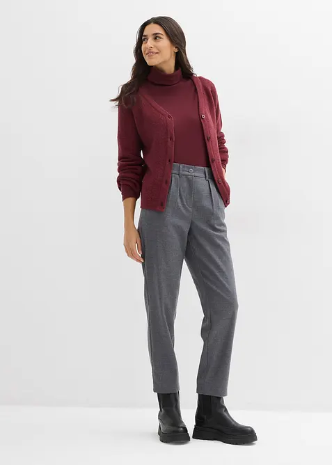 Broek in barrelvorm van zachte viscose-mix, bonprix