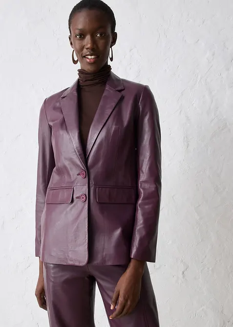 Blazer van lamsnappa, bonprix