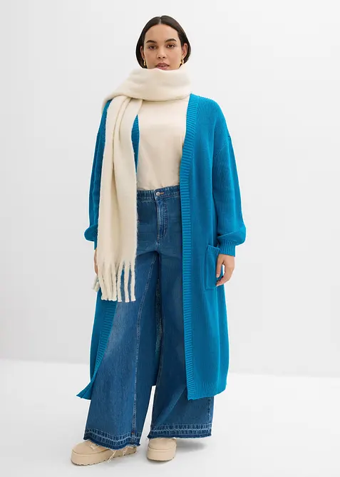 Lang vest met oversized schouders, bonprix