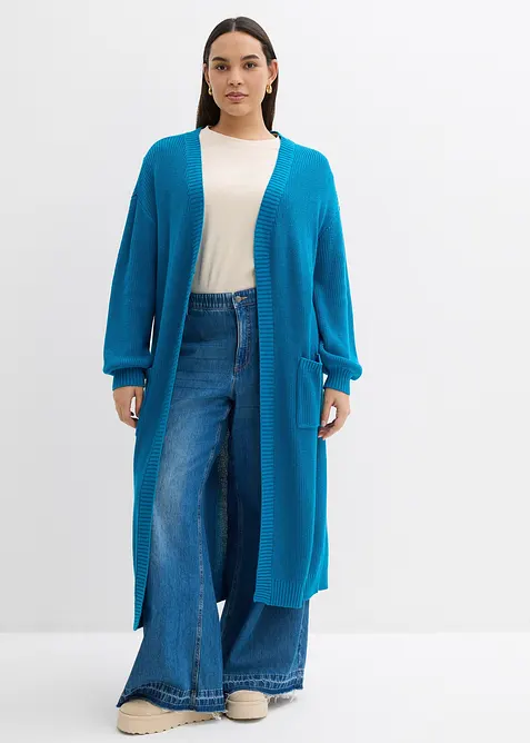 Lang vest met oversized schouders, bonprix