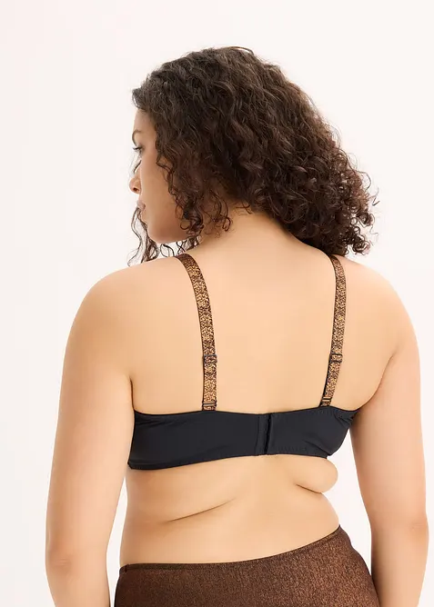 Balconette bh van glanzend materiaal, bonprix