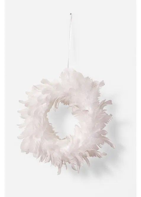 Decoratieve krans met veren, bonprix