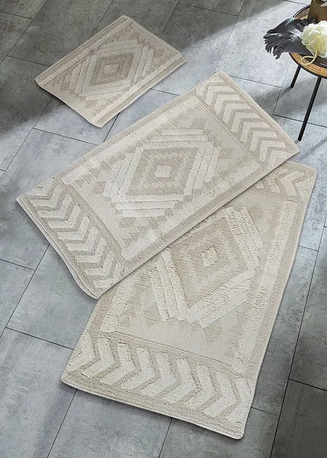 Badmat met high-low structuur, bonprix