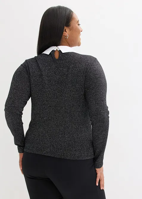 Longsleeve in een katoenmix, bonprix