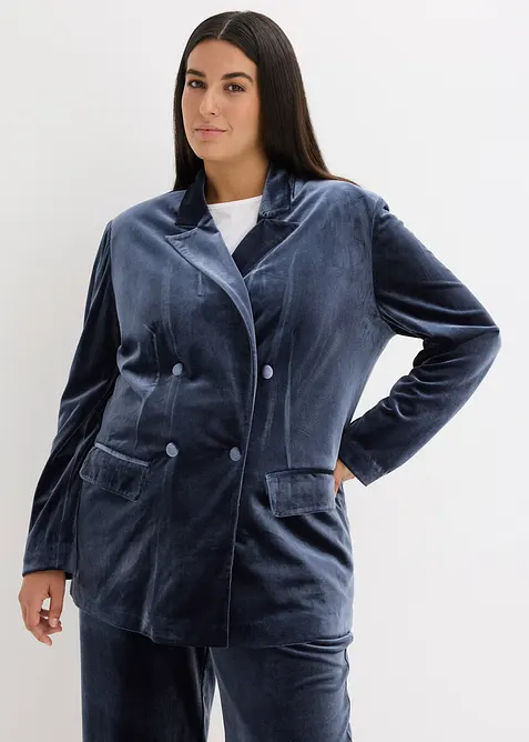 Fluwelen blazer, bonprix