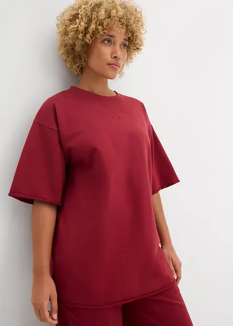 Lang sweatshirt van biologisch katoen, bonprix