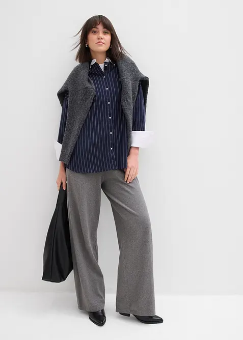 Broek van een zachte kasjmiermix, bonprix