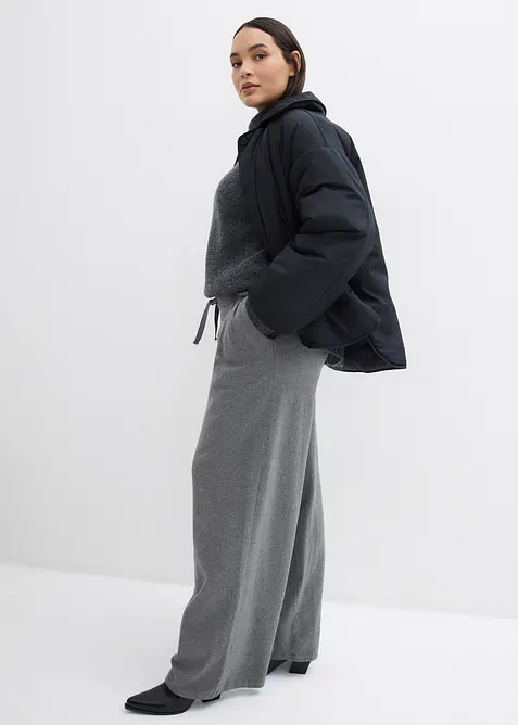 Broek van een zachte kasjmiermix, bonprix