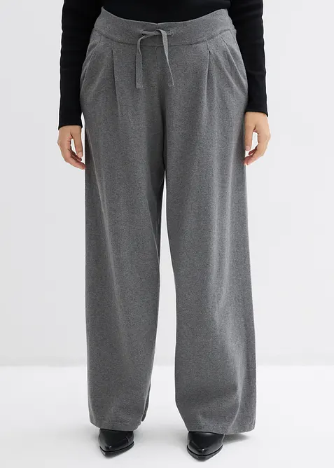 Broek van een zachte kasjmiermix, bonprix