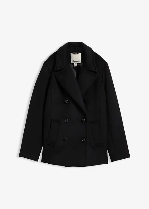 Peacoat in een wolmix, bonprix