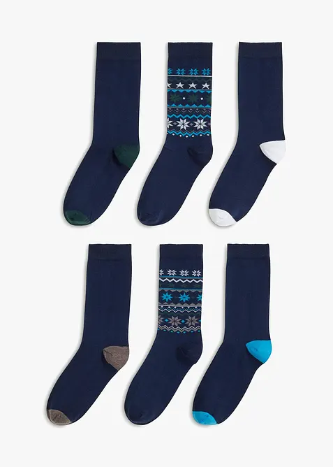 Sokken met biologisch katoen (6 paar), bonprix