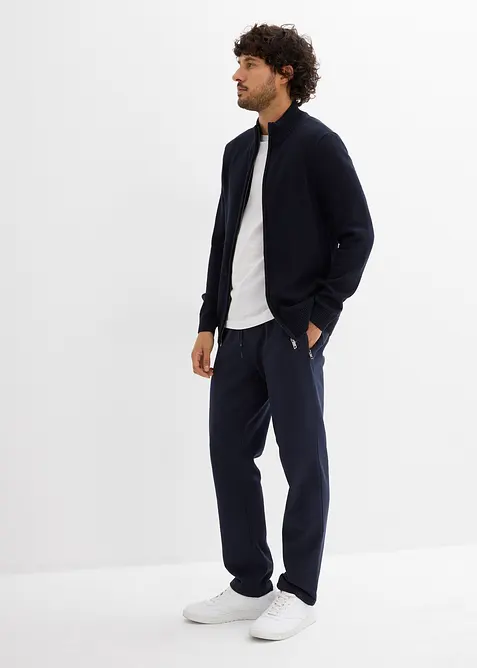 Vest met opstaande kraag en gerecycled katoen, bonprix