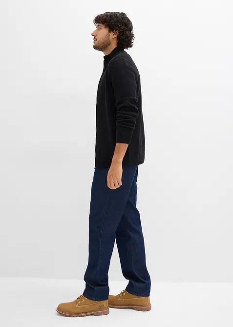 Vest met opstaande kraag en gerecycled katoen, bonprix