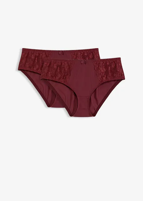 Maxislip met fijn kant (set van 2), bonprix